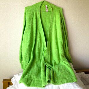 Savage X Fenty Fluff It Up Green Cardigan Sweater Women's XXL